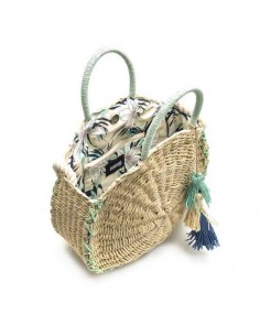 Bolso Mimbre Beige claro... 2